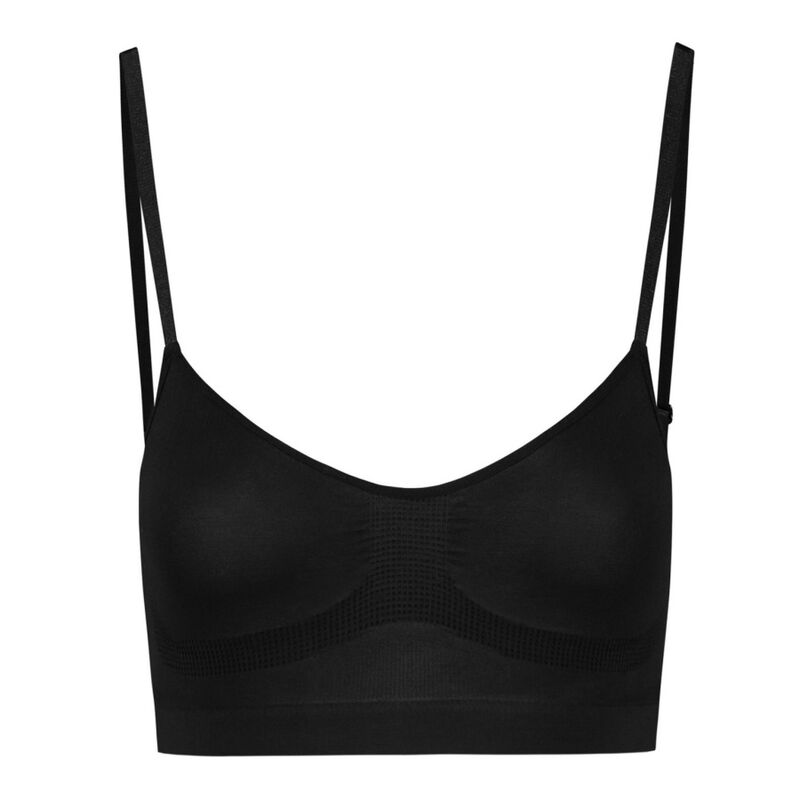Bye-Bra Medium Control Bra Seamless Black Size S | Niks.fi verkkokauppa