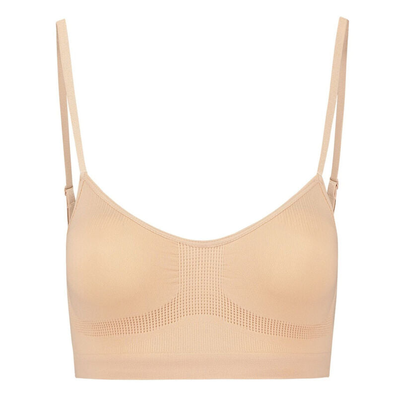 Bye-Bra Medium Control Bra Seamless Beige Size Xxl | Niks.fi verkkokauppa