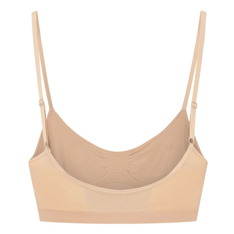 Bye-Bra Medium Control Bra Seamless Beige Size Xxl | Niks.fi verkkokauppa