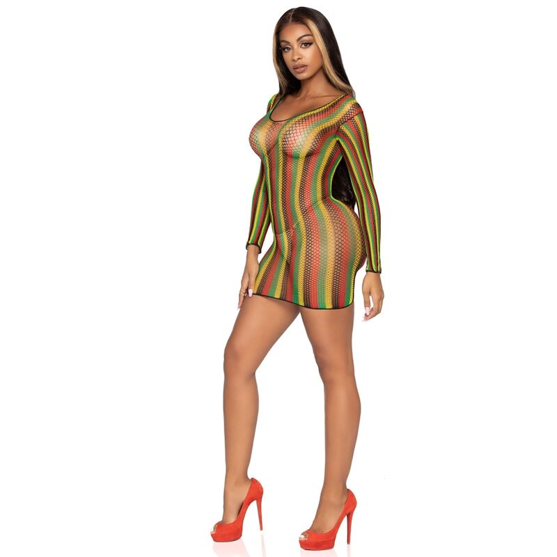 Leg Avenue Rasta Mini Dress One Size | Niks.fi verkkokauppa