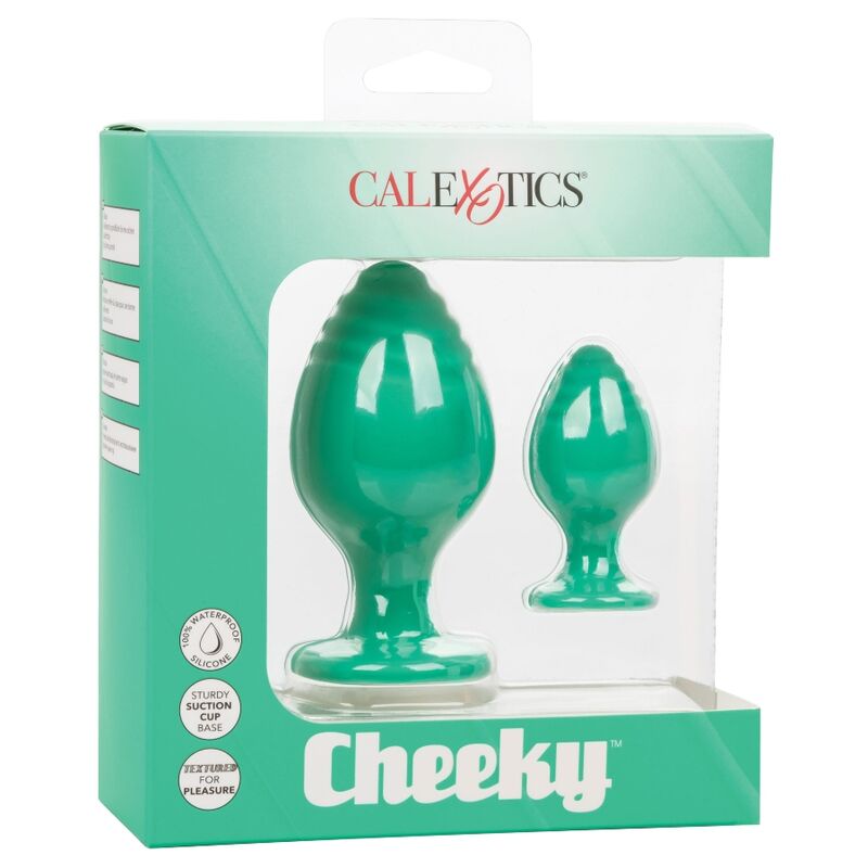 Calexotics Cheeky Buttplug Green | Niks.fi verkkokauppa