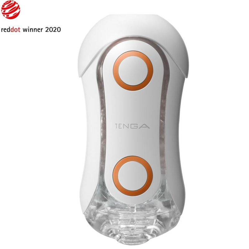 Tenga Flip Orb Strong Crash Masturbator White And Orange | Niks.fi verkkokauppa