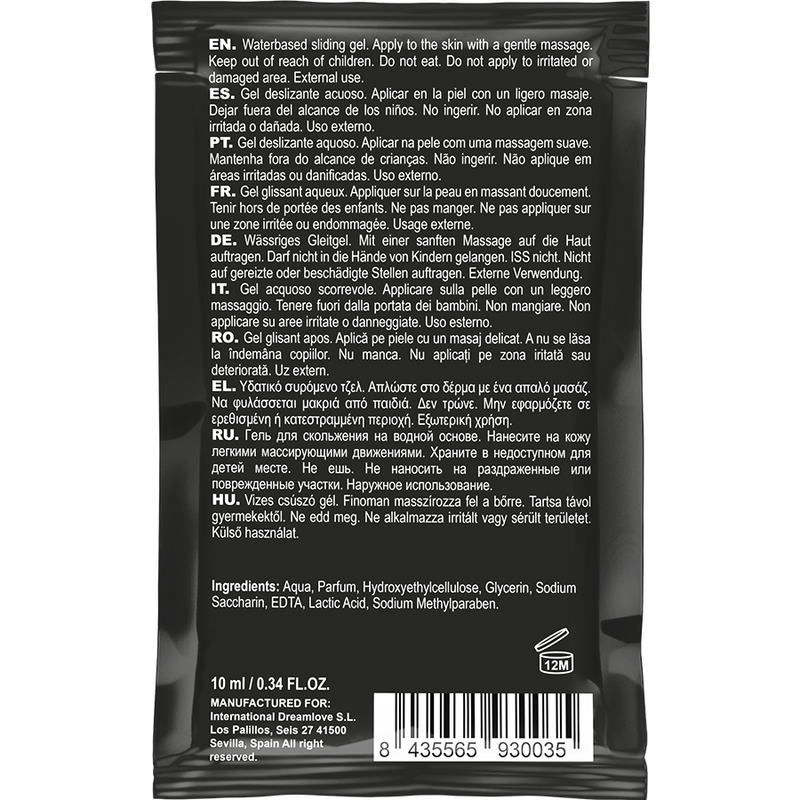 Coquette Cosmetics Strawberry Water Based Kissable Lubricant Pocket 10 Ml | Niks.fi verkkokauppa