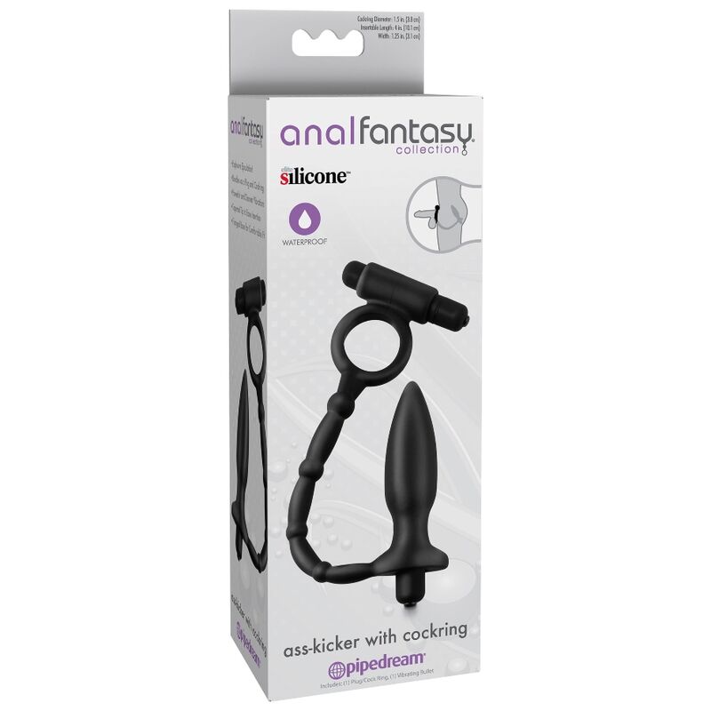 Anal Fantasy Mini Anal Stimulator With Ring And Vibrating Bullet | Niks.fi verkkokauppa