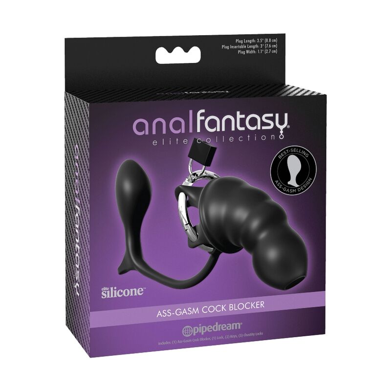 Anal Fantasy Elite Collection Ass-Gasm Cock Blocker | Niks.fi verkkokauppa