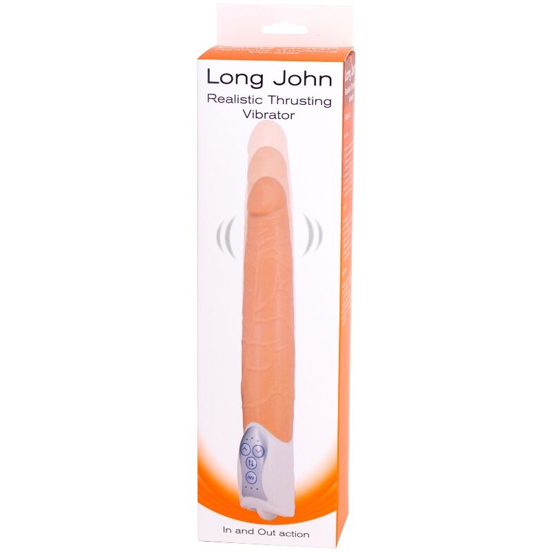 Seven Creations Long John Realistic Up&Down Vibrator | Niks.fi verkkokauppa