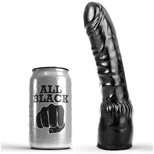 All Black Dildo Black Realistic 20 Cm | Niks.fi verkkokauppa