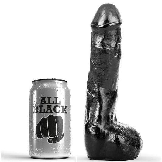 All Black Pene Realistic Anal 20 Cm | Niks.fi verkkokauppa