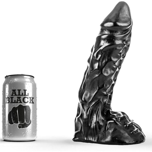 All Black Dildo 23 Cm | Niks.fi verkkokauppa