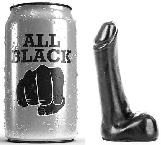 All Black Dildo 9 Cm | Niks.fi verkkokauppa