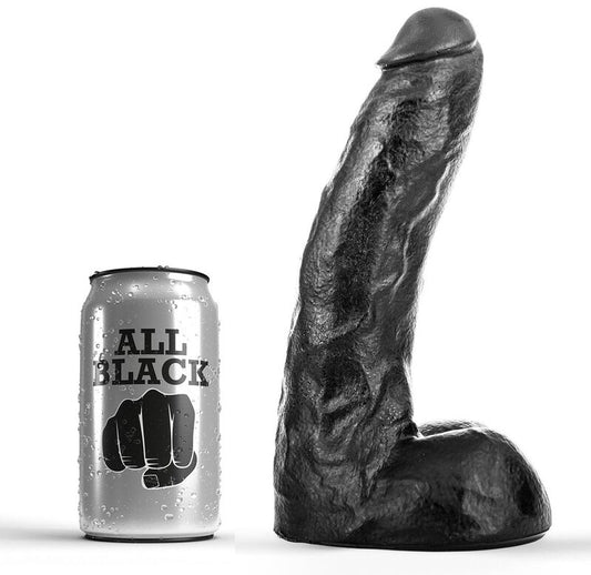 All Black Dong 22 Cm | Niks.fi verkkokauppa