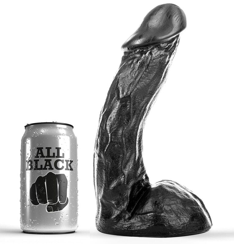All Black Dong 23 Cm | Niks.fi verkkokauppa