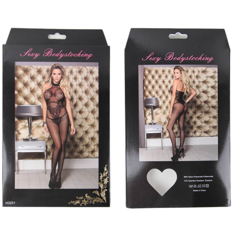 Queen Lingerie Bare Back Bodystocking S/L | Niks.fi verkkokauppa