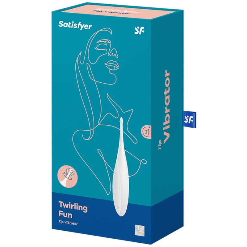 Satisfyer Twirling Fun Tip Vibrator White | Niks.fi verkkokauppa