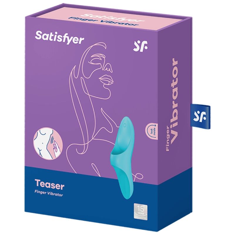 Satisfyer Teaser Sormivibraattori - Vaaleansininen | Niks.fi verkkokauppa