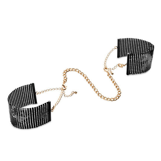 Bijoux D…Sir M…Tallique Black Metal Mesh Handcuffs | Niks.fi verkkokauppa