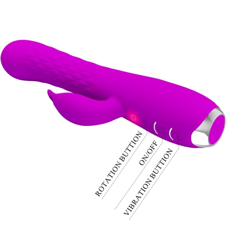 Pretty Love Molly Vibrator With Rechargeable Rotation | Niks.fi verkkokauppa