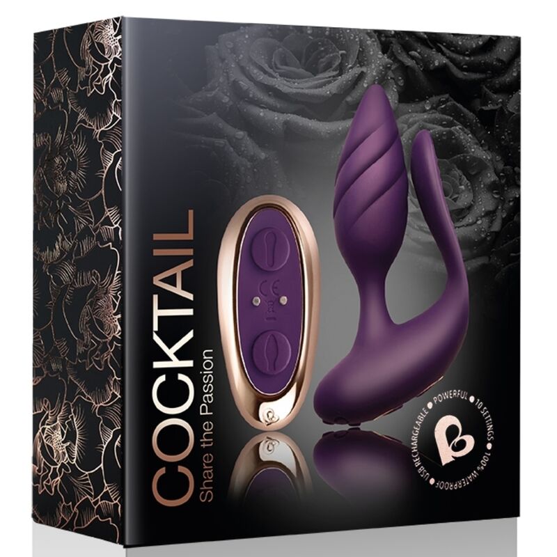 Rocks-Off Cocktail Plug Remote Control Lilac | Niks.fi verkkokauppa