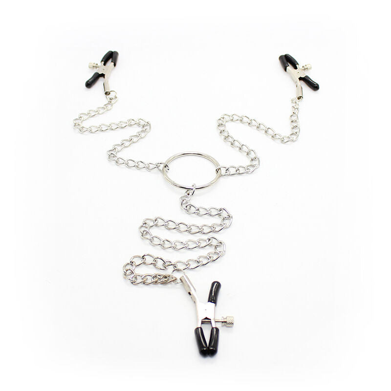 Ohmama Fetish 3 In 1 Metal Nipple Clamps | Niks.fi verkkokauppa