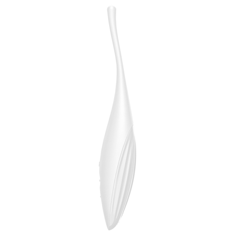 Satisfyer Twirling Joy Clit Tip Vibrator White | Niks.fi verkkokauppa