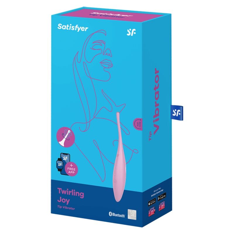 Satisfyer Twirling Joy Clit Tip Vibrator Pink | Niks.fi verkkokauppa