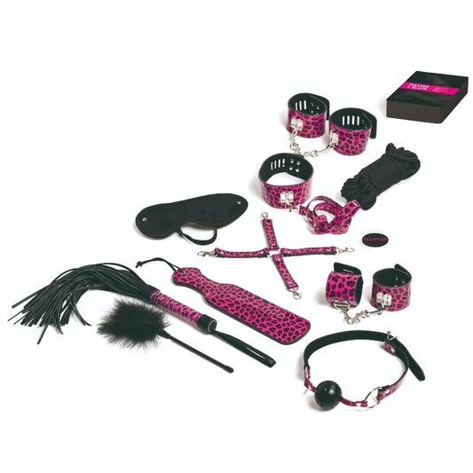 Tease & Please Set 13 Magenta Bondage Accessories | Niks.fi verkkokauppa