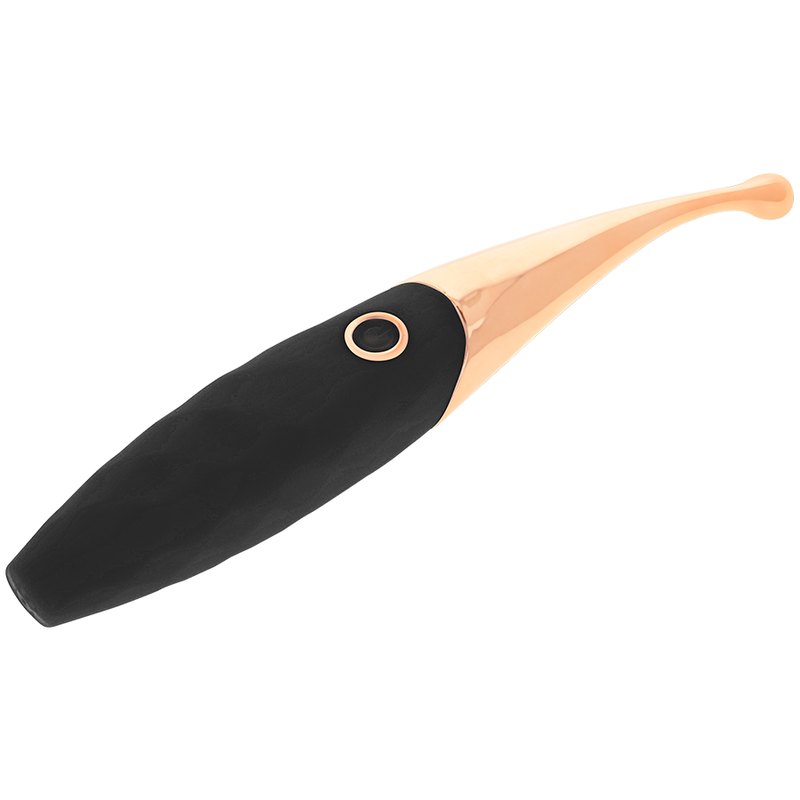 Ohmama Rechargeable Clitoris Stimulator 36 Modes Black-Pinkgold | Niks.fi verkkokauppa