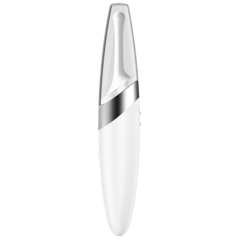 Satisfyer Twirling Delight Clit Tip Vibrator White | Niks.fi verkkokauppa