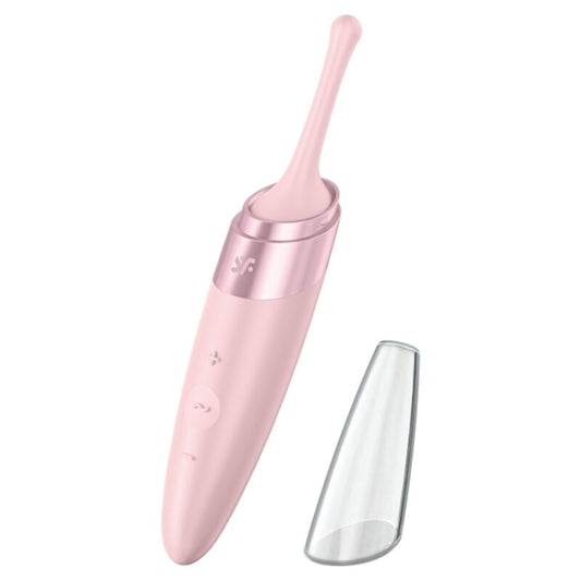 Satisfyer Twirling Delight Clit Tip Vibrator Pink | Niks.fi verkkokauppa