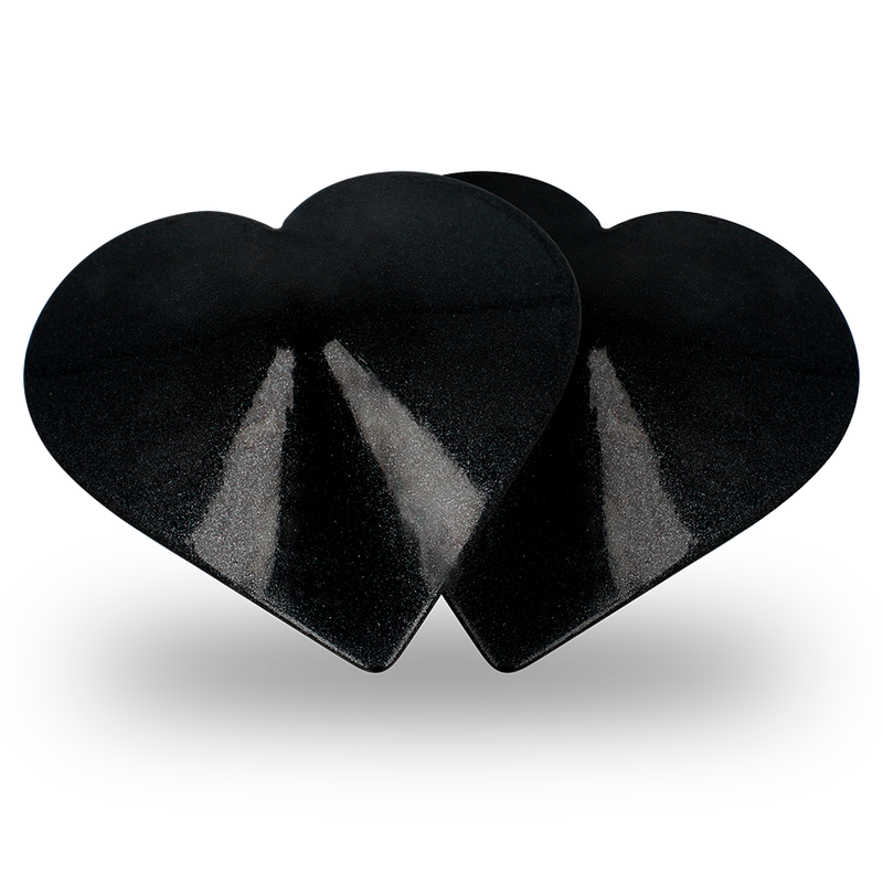 Coquette Chic Desire Black Hearts Nipple Covers | Niks.fi verkkokauppa