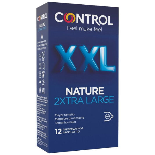 Control Nature 2Xtra Large Xxl Condoms 12 Units | Niks.fi verkkokauppa