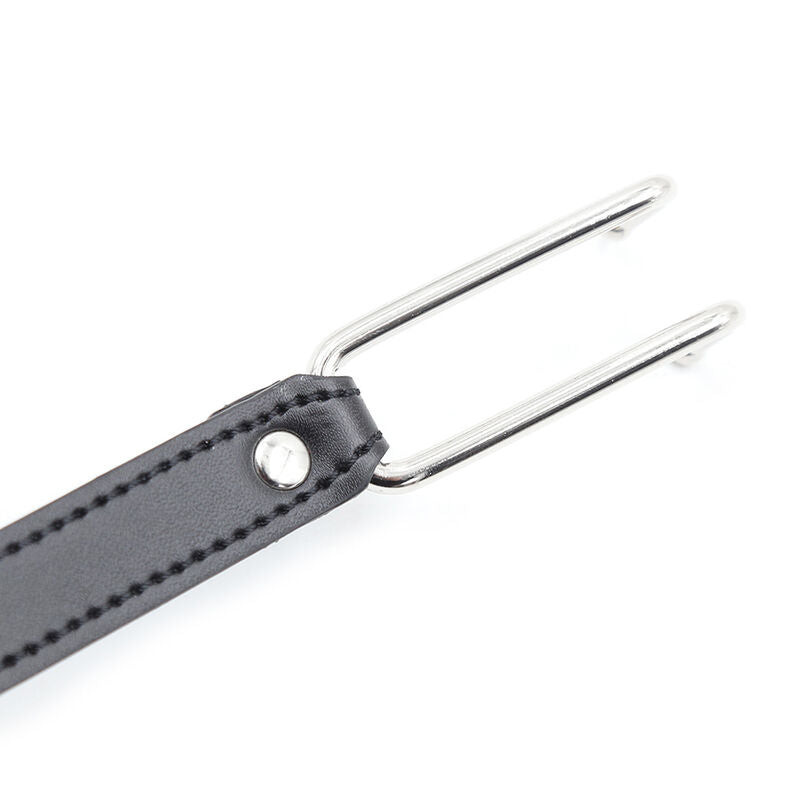 Ohmama Fetish Leather Gag With Metal Hooks | Niks.fi verkkokauppa