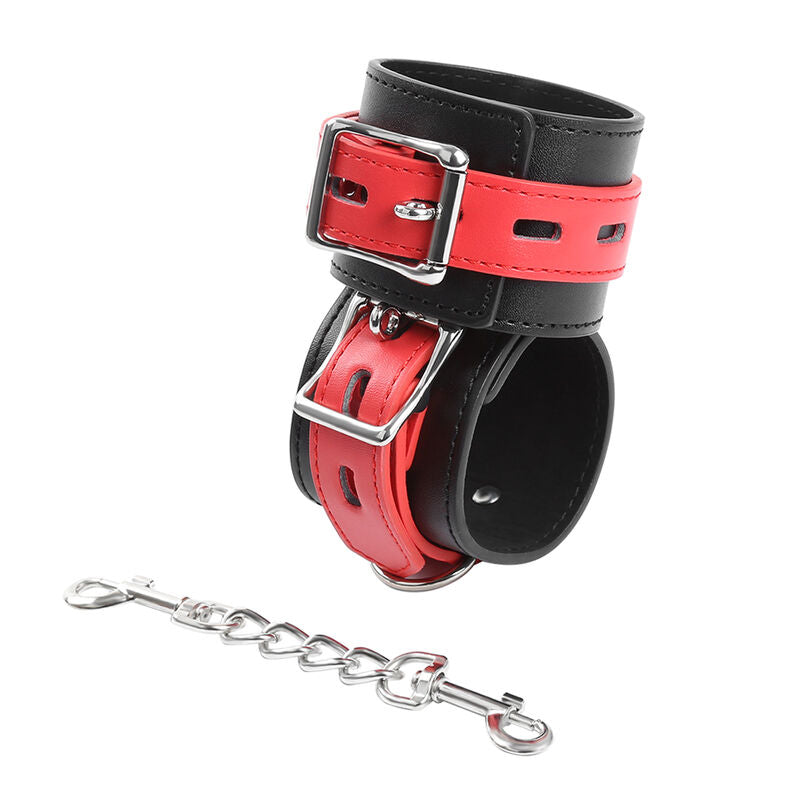 Ohmama Fetish Lock Buckle Wrist Restraints | Niks.fi verkkokauppa