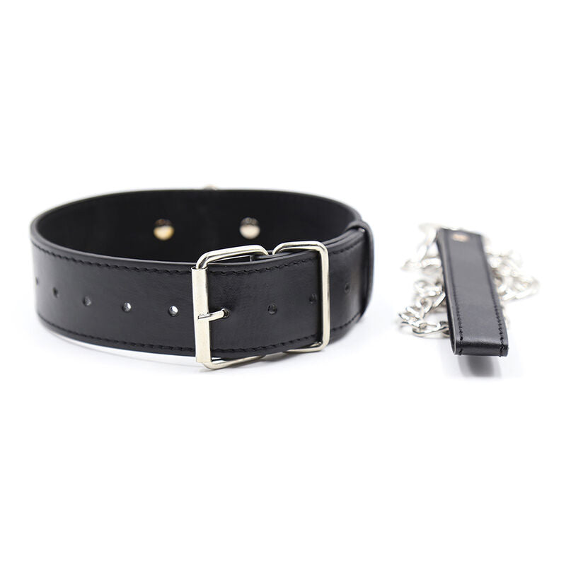 Ohmama Fetish Submission Collar With Leash | Niks.fi verkkokauppa
