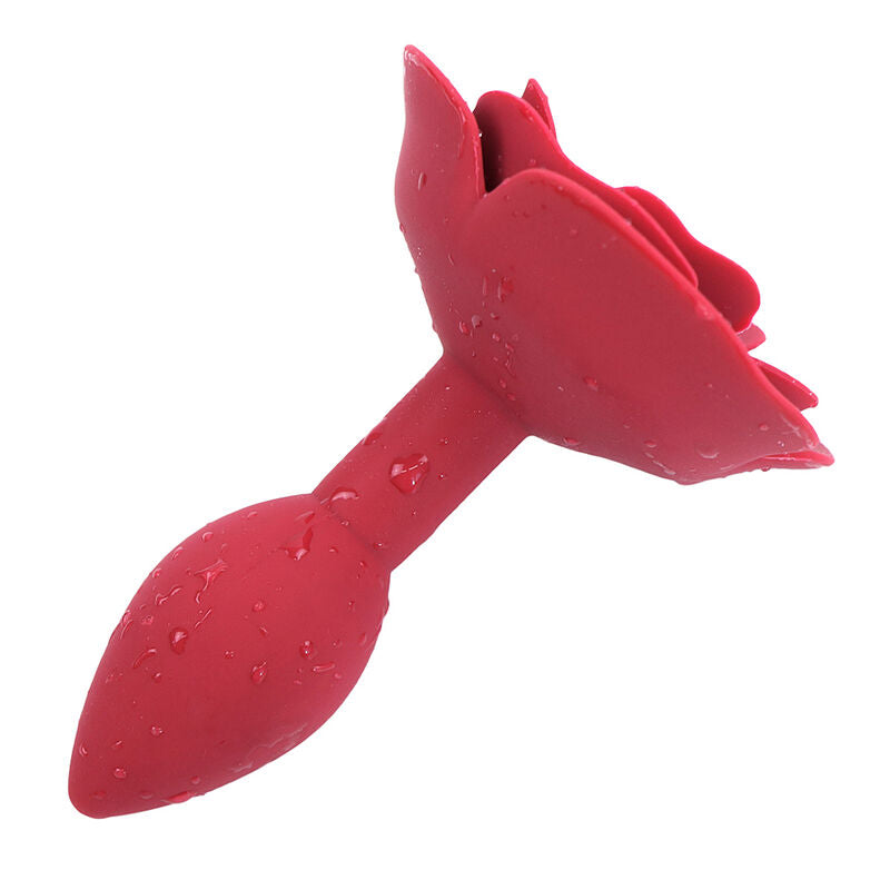 Ohmama Fetish Pink Red Silicone Anal Plug | Niks.fi verkkokauppa