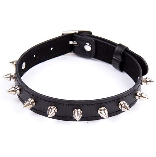 Ohmama Fetish Collar Spikes Punk Collar | Niks.fi verkkokauppa