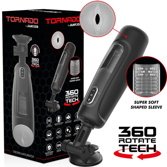 Jamyjob Tornado 360 Rotate Tech Stroker | Niks.fi verkkokauppa