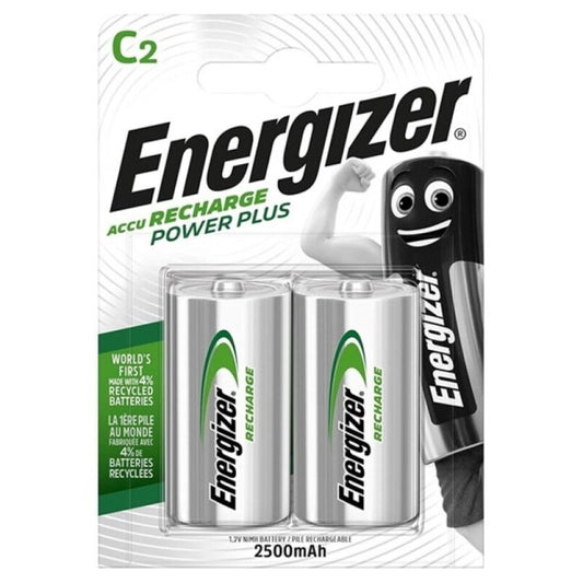 Energizer Power Plus Rechargeable Battery Hr14 C 2500Mah 2 Unit | Niks.fi verkkokauppa