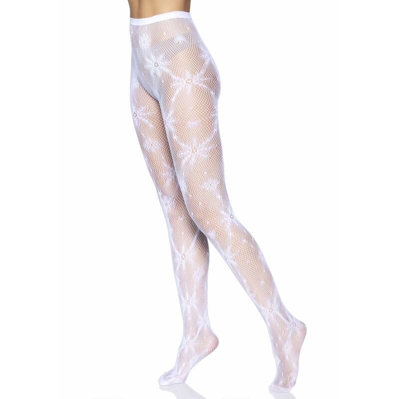 Leg Avenue Snowflake Fishnet Tights One Size | Niks.fi verkkokauppa