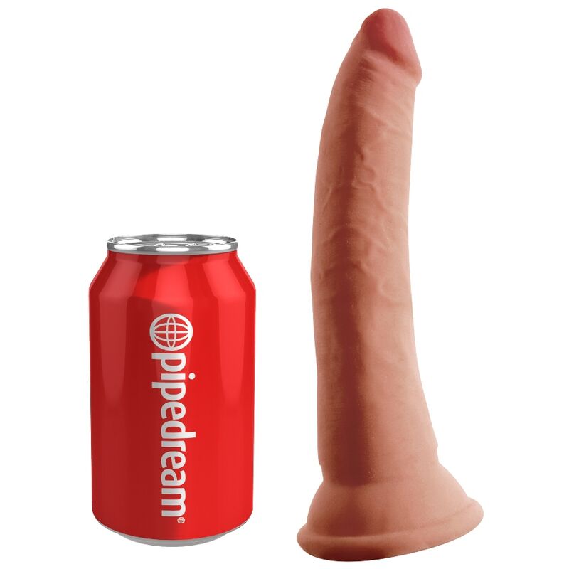 King Cock Plus 3D Triple Density Dildo 18 Cm | Niks.fi verkkokauppa