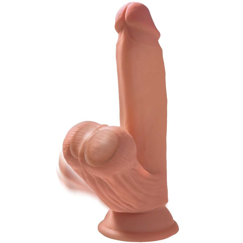King Cock Plus 3D Dildo Swinging Balls 15.2 Cm | Niks.fi verkkokauppa