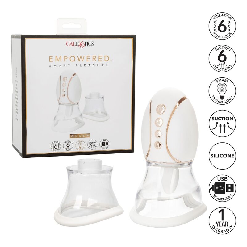 Calexotics Empowered Smart Pleasure Queen | Niks.fi verkkokauppa