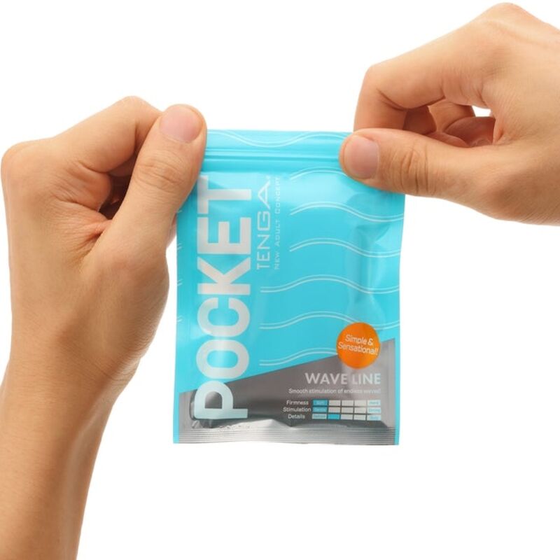Tenga Wave Line Pocket Masturbator | Niks.fi verkkokauppa