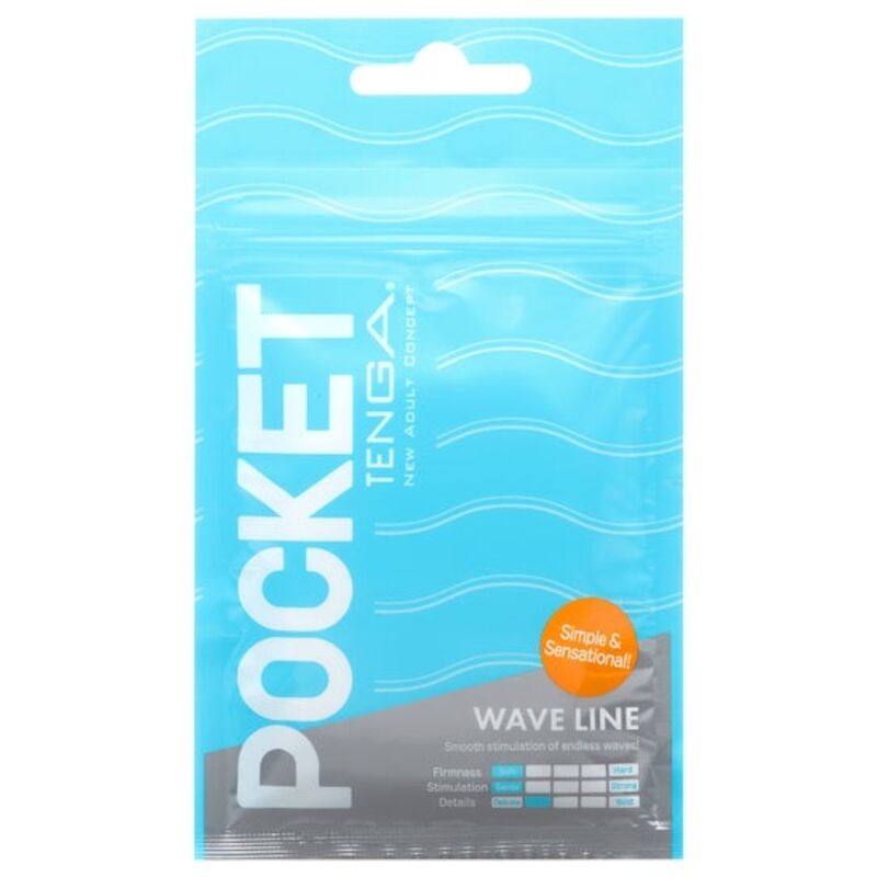 Tenga Wave Line Pocket Masturbator | Niks.fi verkkokauppa