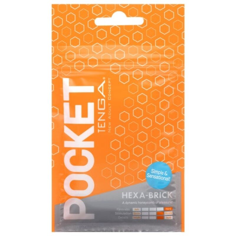 Tenga Hexa Brick Masturbator Pocket | Niks.fi verkkokauppa