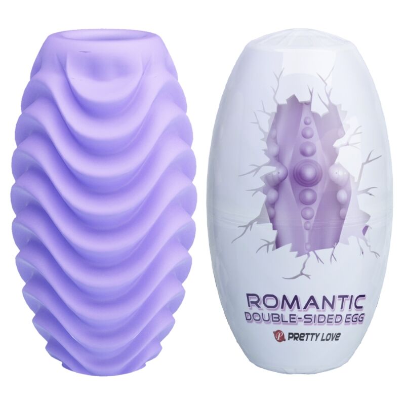 Pretty Love Double Sided Lilac Masturbator Egg | Niks.fi verkkokauppa