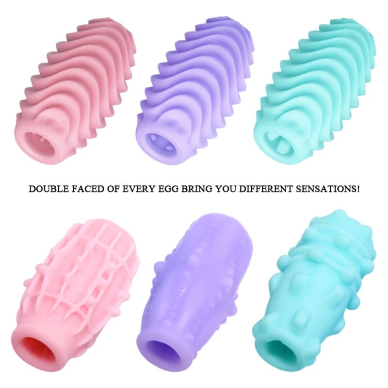 Pretty Love Double Sided Masturbator Egg 15 Units | Niks.fi verkkokauppa