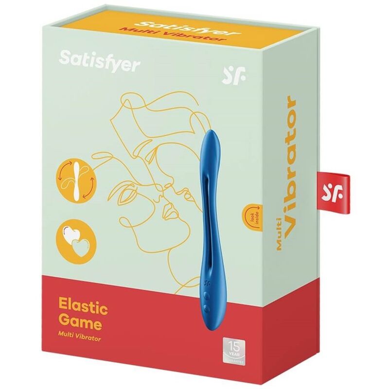 Satisfyer Elastic Game Multi Vibrator Blue | Niks.fi verkkokauppa