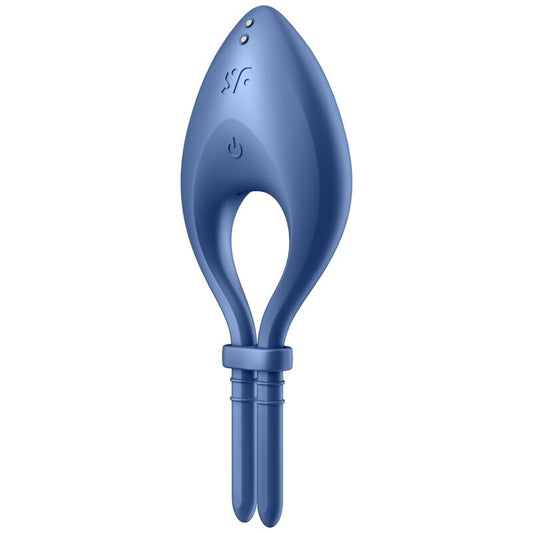 Satisfyer Bullseye Ring Vibrator App Blue | Niks.fi verkkokauppa