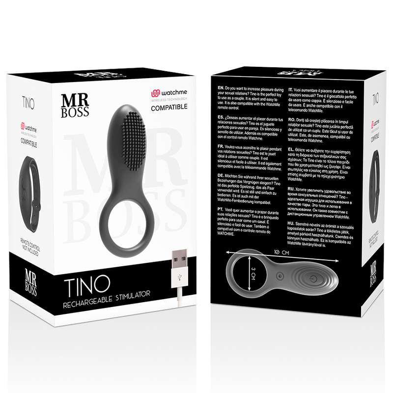 Mr Boss Tino Stimulator Ring Compatible With Watchme Wireless Technology | Niks.fi verkkokauppa